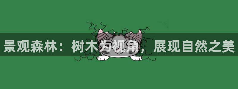 泉州摩根会娱乐邮箱:景观森林:树木为视角,展现自然之美